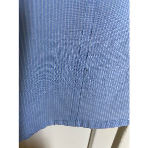 Sovereign‎ Code Boys Shirt Size Medium Blue Striped Dress Dexter Long Sleeve - Picture 6 of 6